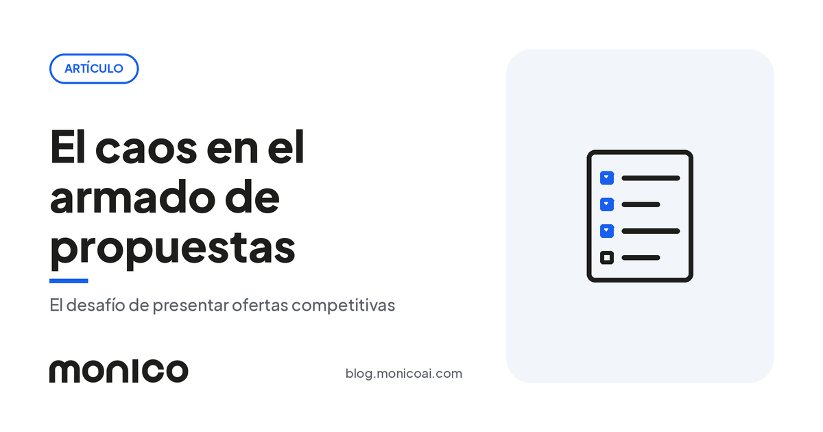 El Caos en el Armado de Propuestas: El Desafío de Presentar Ofertas Competitivas